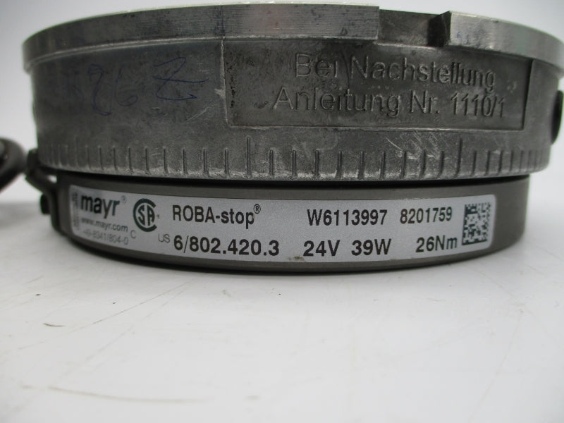 MAYR 6/802.420.3 24V NSNP