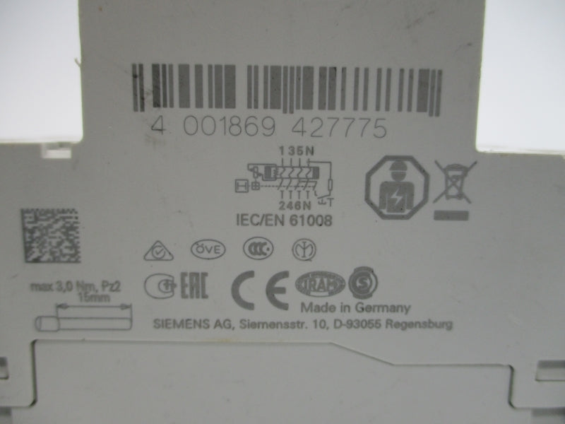 SIEMENS 5SV3344-6 400V 40A NSNP