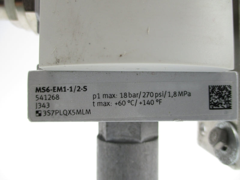 FESTO MS6-EM1-1/2-S 541268 270PSI 60'C/140'F UNMP