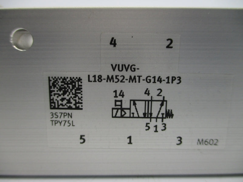 FESTO VUVG-L18-M52-MT-G14-1P3 24VDC NSNP