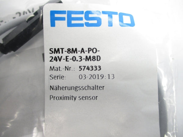 FESTO SMT-8M-A-PO-24V-E-0.3-M8D 574333 NSMP