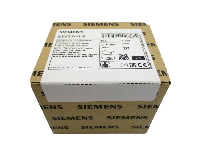 SIEMENS 5SV3344-6 400V 40A NSFS