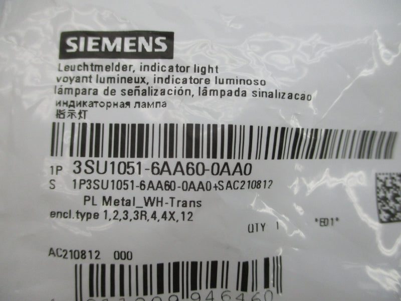 SIEMENS 3SU1051-6AA60-0AA0 NSMP