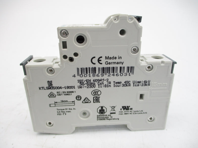 SIEMENS 5SY6106-7 230/400V 6A NSMP