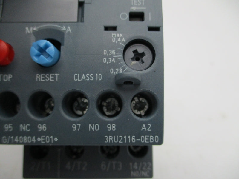 SIEMENS 3RU2116-0EB0 690V 0.28-0.40A NSMP