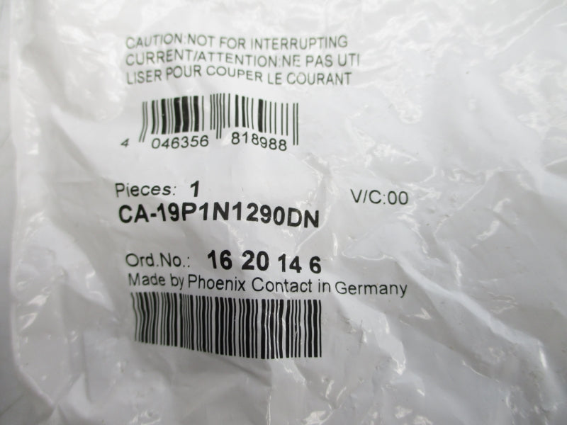 PHOENIX CONTACT CA-19P1N1290DN 1620146 NSMP