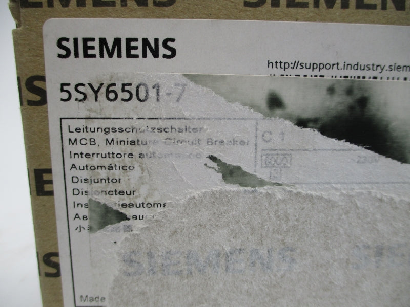 SIEMENS 5SY6501-7 230V 1A NSMP