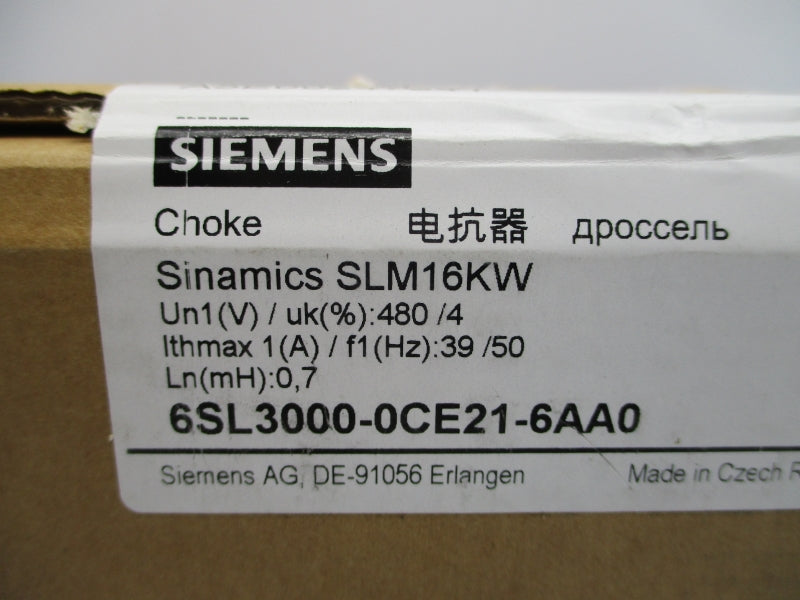 SIEMENS 6SL3000-0CE21-6AA0 480V NSFS
