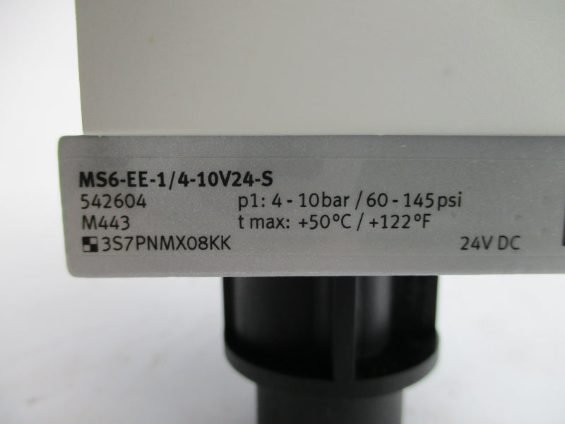 FESTO MS6-EE-1/4-10V24-S 542604 24VDC 60-145PSI 50'C/122'F NSMP