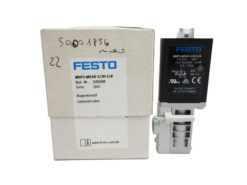FESTO MHP3-MS1H-3/20-1/8 525159 21.6-24.6VDC NSMP