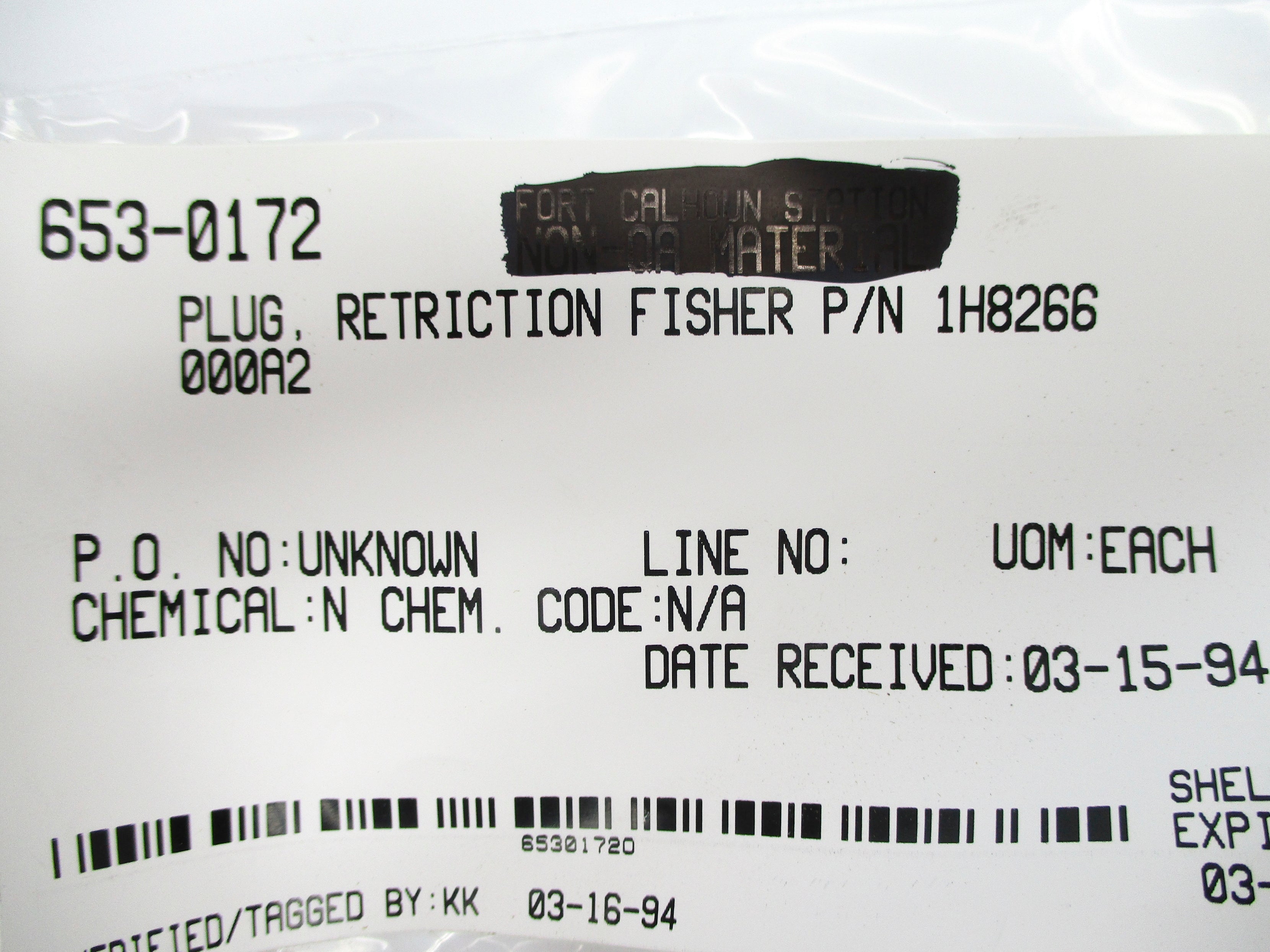 FISHER 1H8266000A2 NSNP