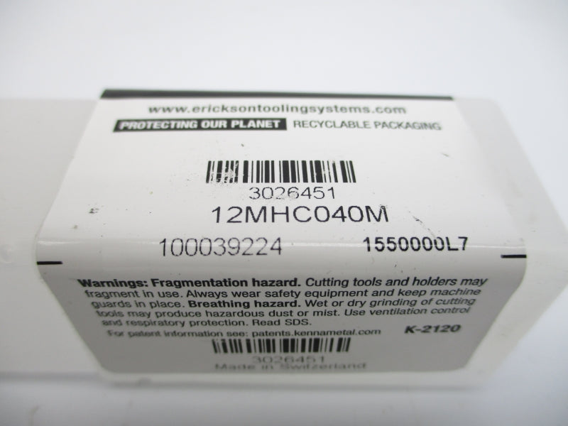 ERICKSON 12MHC040M NSMP