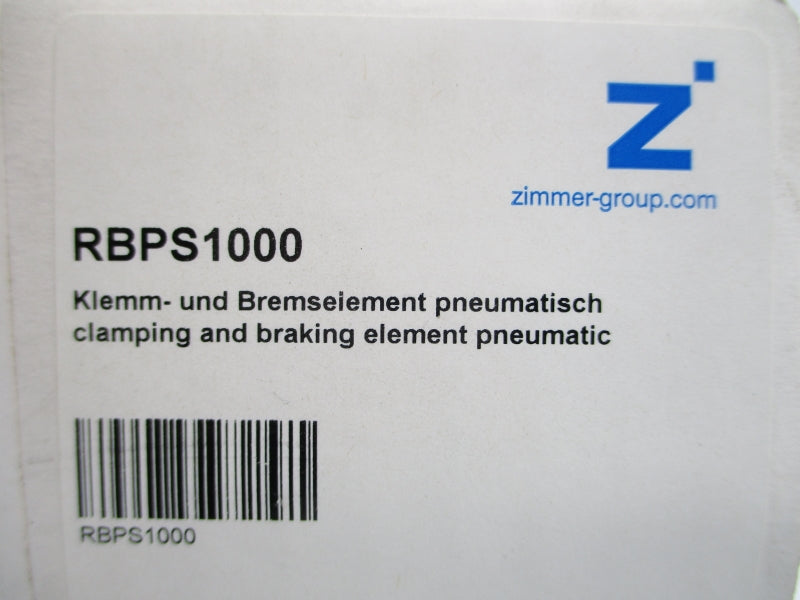 ZIMMER GROUP RBPS1000 NSMP