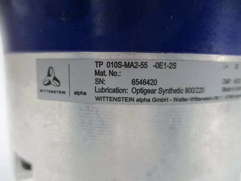 WITTENSTEIN TP010S-MA2-55-0E1-2S NSNP