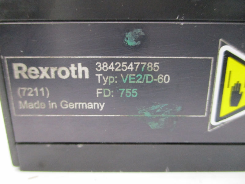 REXROTH 3842547785 VE2/D-60 UNMP