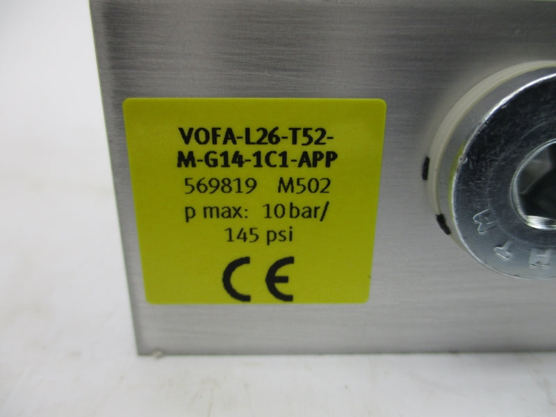 FESTO VOFA-L26-T52-M-G14-1C1-APP 569819 24VDC 145PSI NSMP