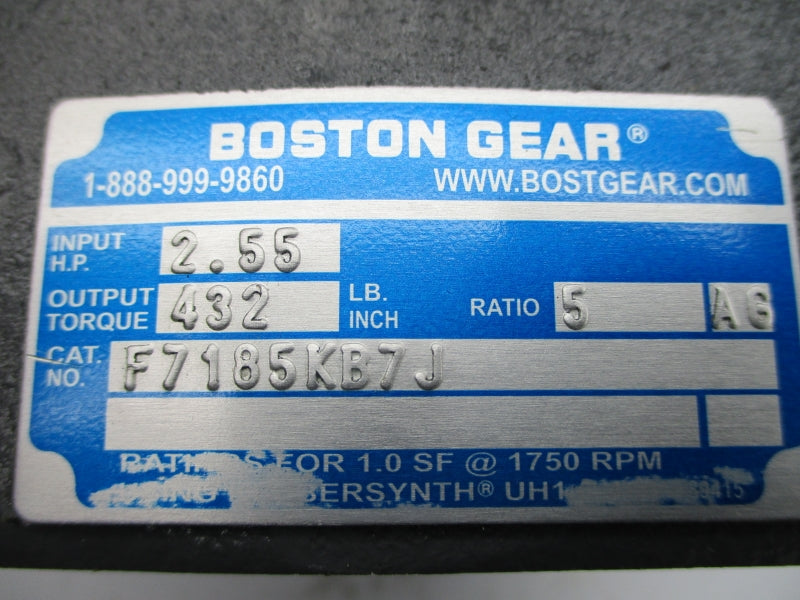 BOSTON GEAR F7185KB7J NSNP