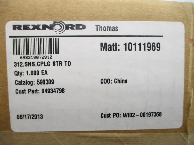 REXNORD 10111969 312.SNS.CPLG NSFS