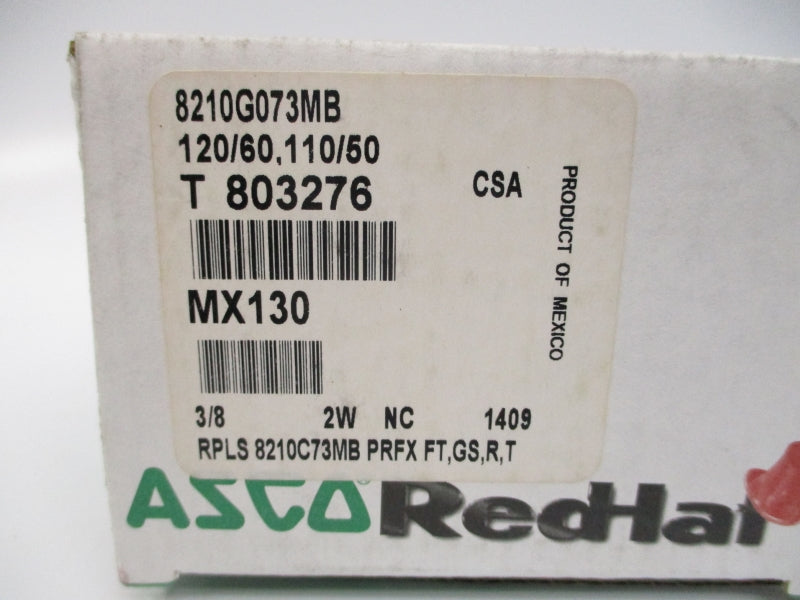 ASCO 8210G073MB 110/120V 1-125PSI 3/8" NSMP