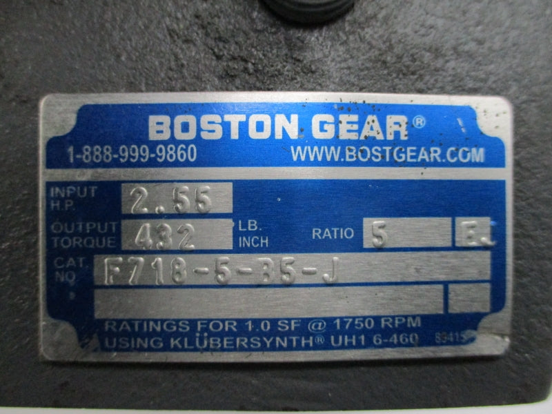 BOSTON GEAR F718-5-B5-J NSMP