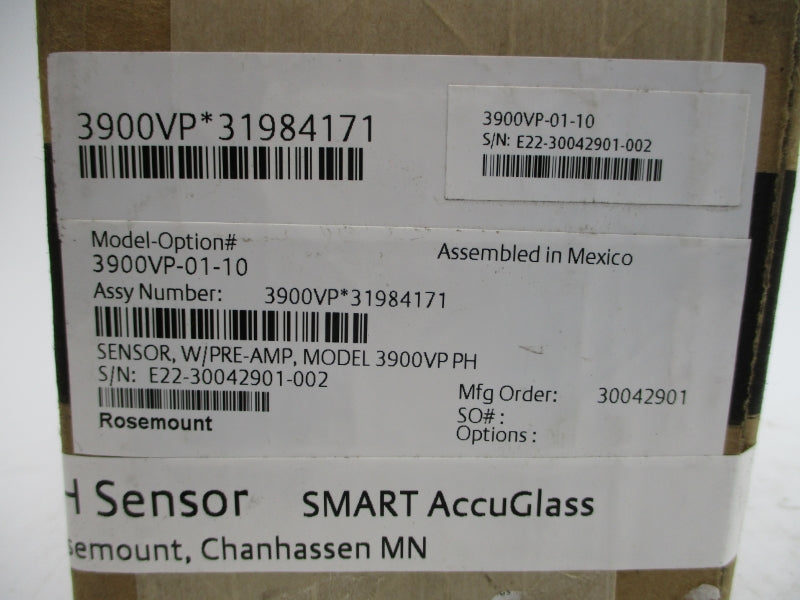 ROSEMOUNT 3900VP-01-10 NSFS