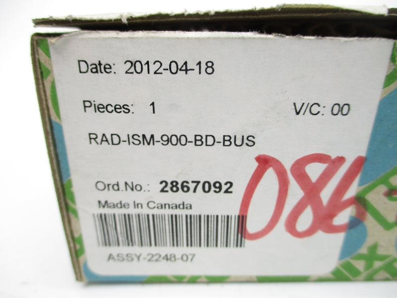 PHOENIX CONTACT RAD-ISM-900-BD-BUS 2867092 5-36VAC/DC 5A NSMP