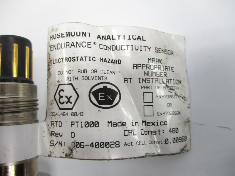ROSEMOUNT 400VP-11 250PSI 221'F/105'C NSNP