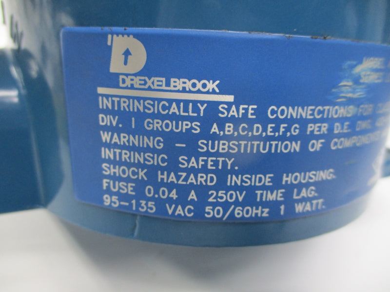 DREXELBROOK 406-6000 95-135VAC 0.04A NSNP