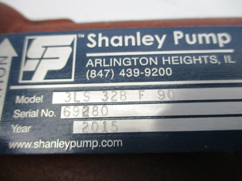 SHANLEY PUMP 3LS32BF90 NSNP