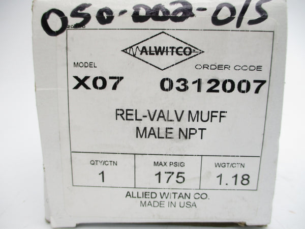 ALLIED WITAN X07 175PSI NSMP