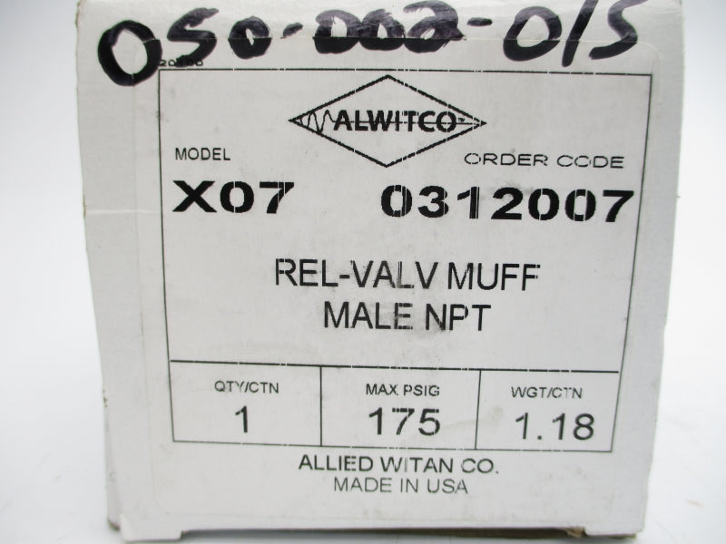 ALLIED WITAN X07 175PSI NSMP