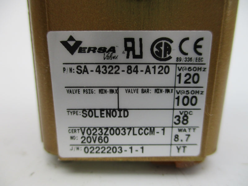 VERSA SA-4322-84-A120 100/120V NSMP