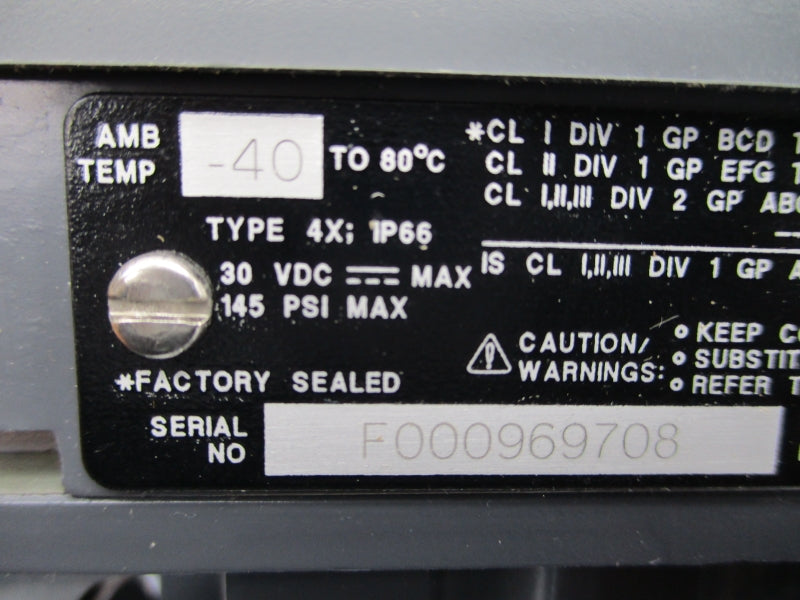 FISHER DVC6200HW2 30VDC 145PSI (AS PICTURED) NSMP