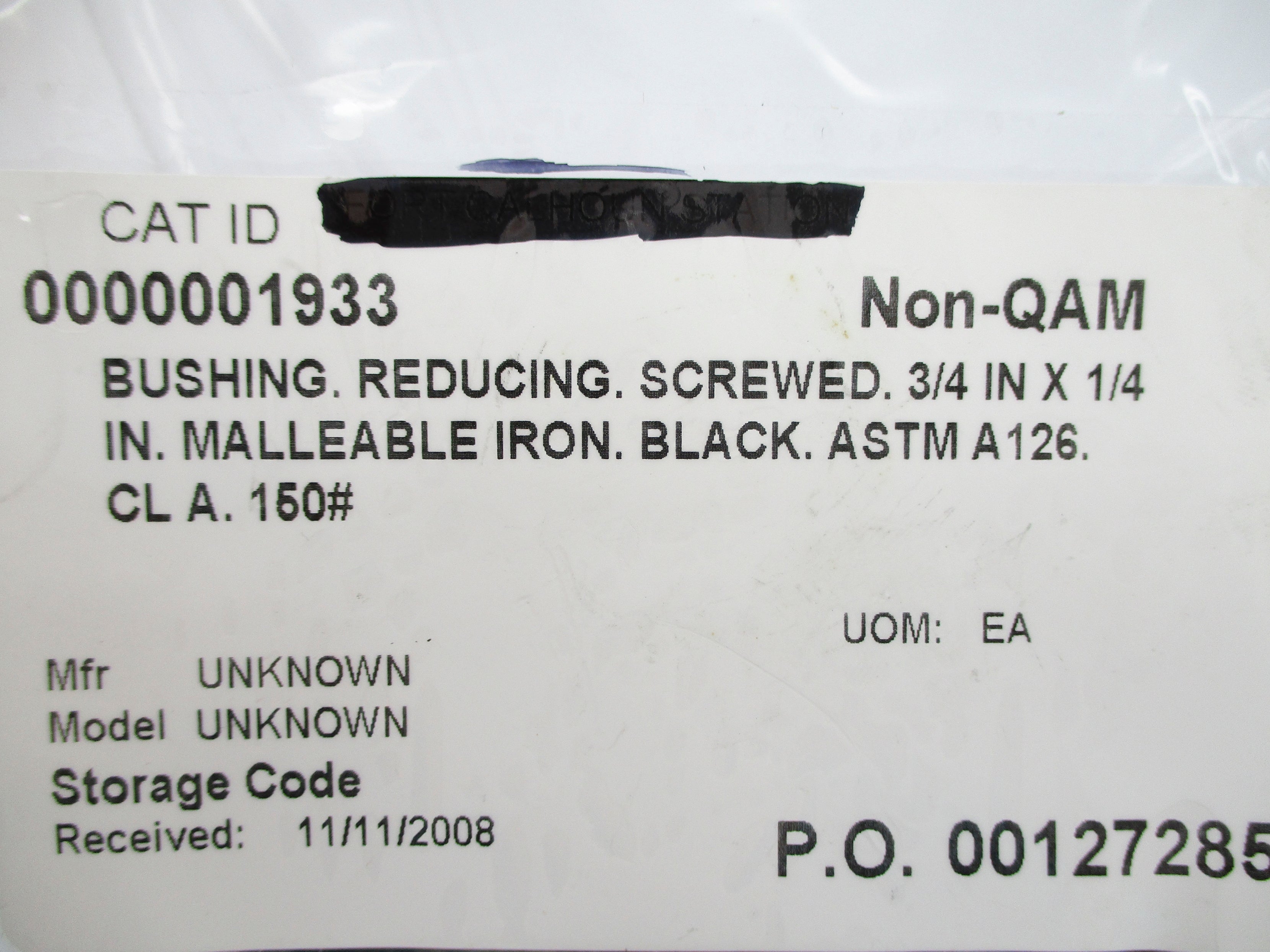 ASTM A-126 3/4" X 1/4" NSNP