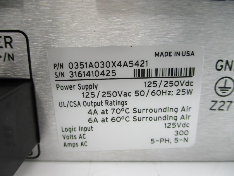 SEL 0351A030X4A5421 125/250VAC 6A NSMP