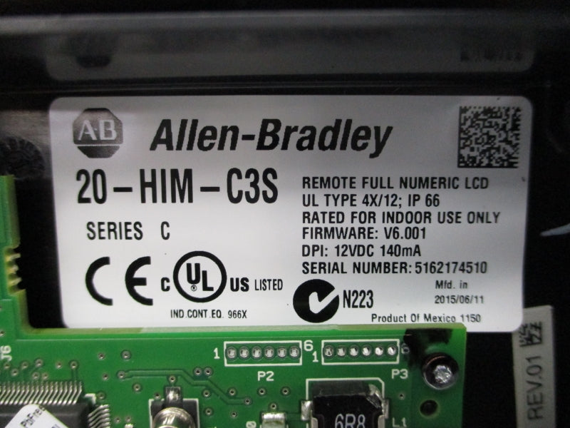 ALLEN BRADLEY 20-HIM-C3S SER. C F/W V6.001 12VDC NSMP
