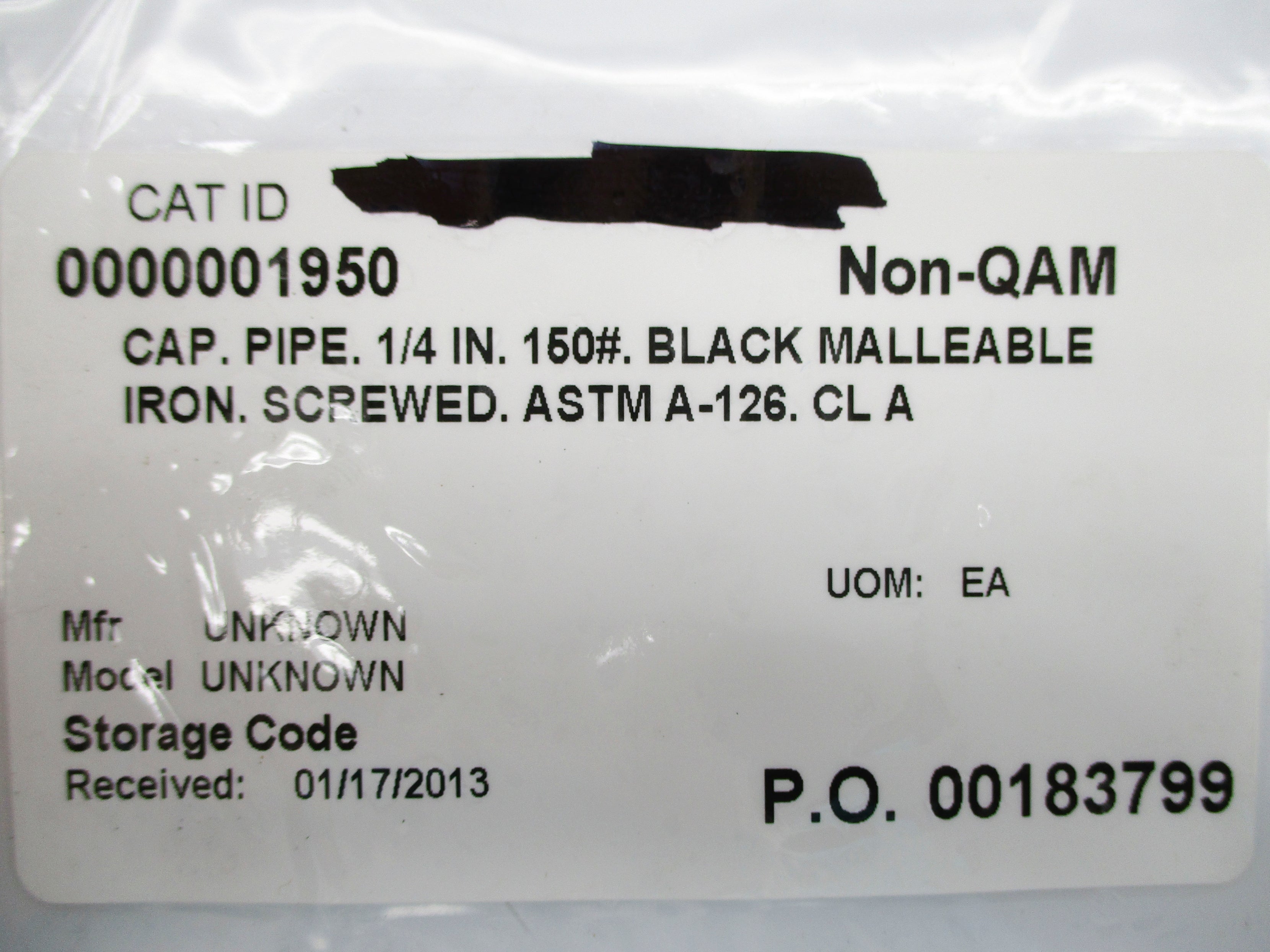 ASTM A-126 1/4" NSNP