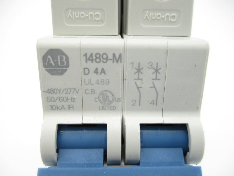ALLEN BRADLEY 1489-M2D040 SER. D 277VAC 4A NSMP