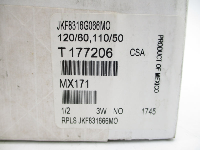 ASCO JKF8316G066MO 110/120V 1/2" NSFS