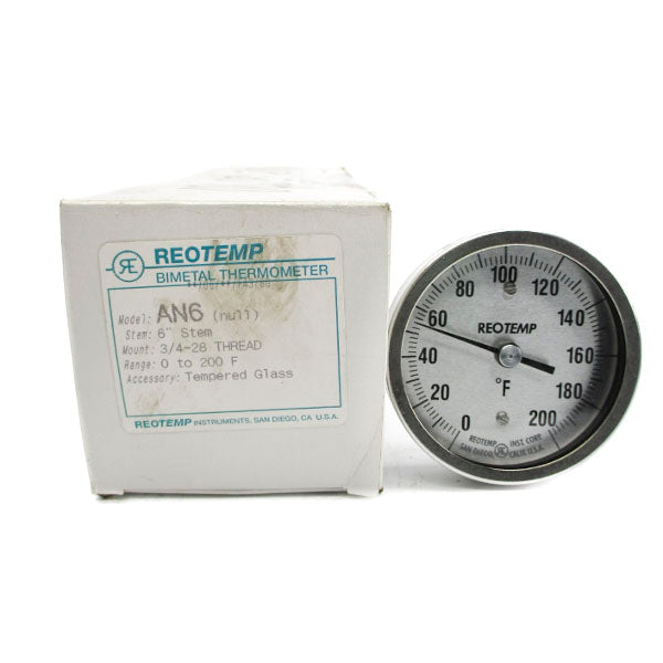 REOTEMP AN6 0-200'F 6" NSMP