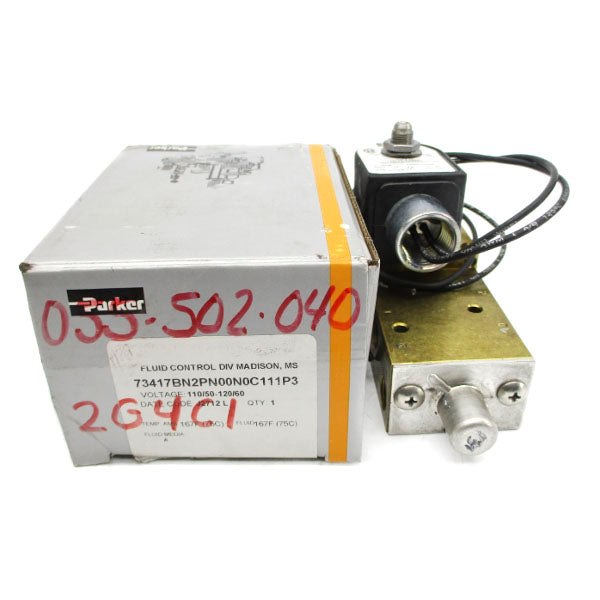 PARKER 73417BN2PN00N0C111P3 110/120V 30-150PSI 1/4" NSMP