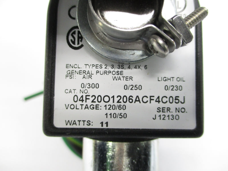 PARKER 04F20O1206ACF4C05J 110/120V 0/300PSI NSNP