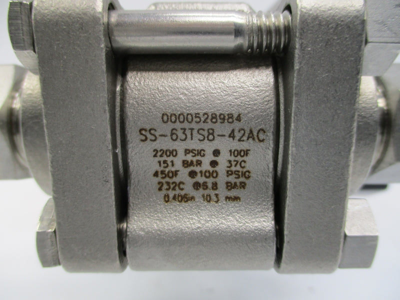 SWAGELOK MS-142AC 120VAC 1.7A 2200PSI 3.5S 150'F NSNP