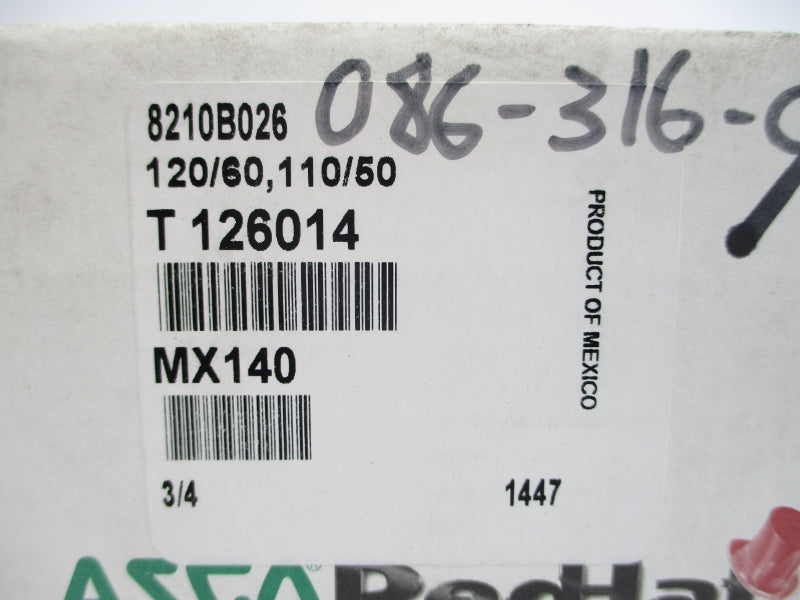 ASCO 8210B026 110/120V 300PSI 3/4" NSMP
