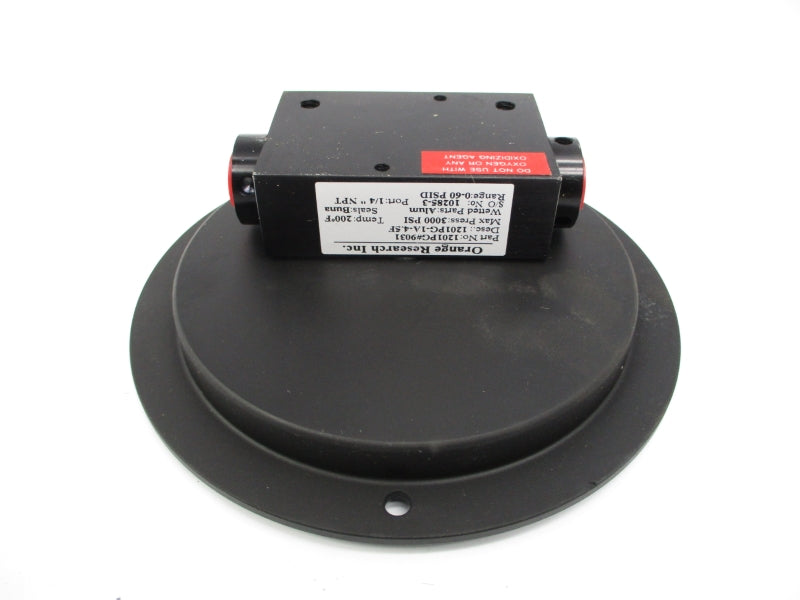 ORANGE RESEARCH 1201PG#9031 1201PG-1A-4.5F 0-60PSI 200'F 1/4" NSNP