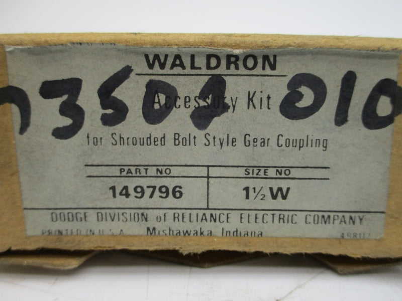 WALDRON 149796 1-1/2" NSMP