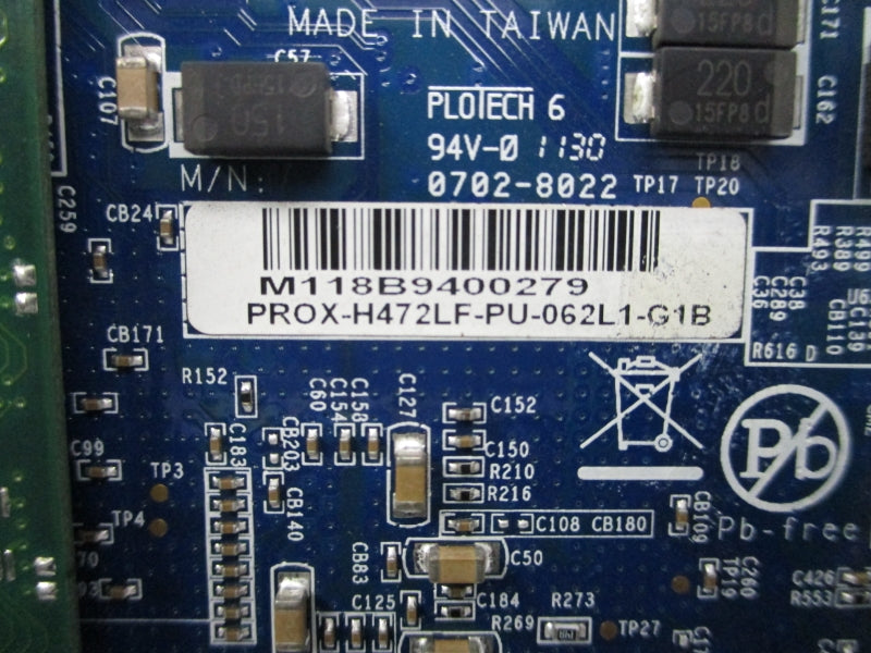 INDUSTRIAL MRO PROX-H472LF-PU-062L1-G1B NSNP