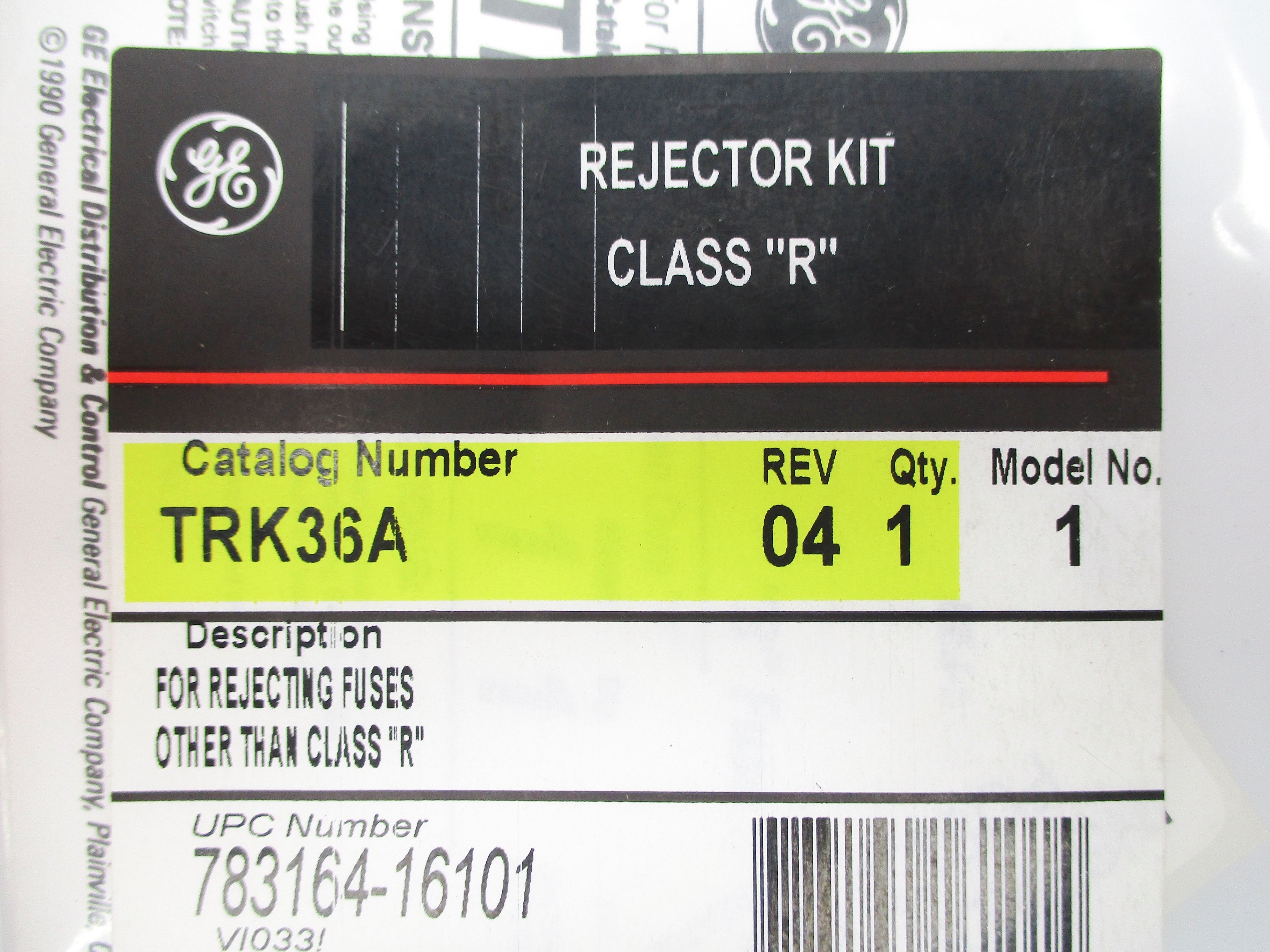 GENERAL ELECTRIC TRK36A NSMP