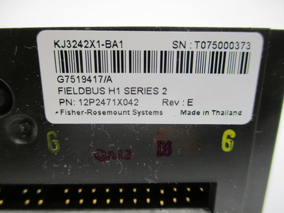 FISHER ROSEMOUNT 12P2471X042 KJ3242X1-BA1 9-32VDC NSNP