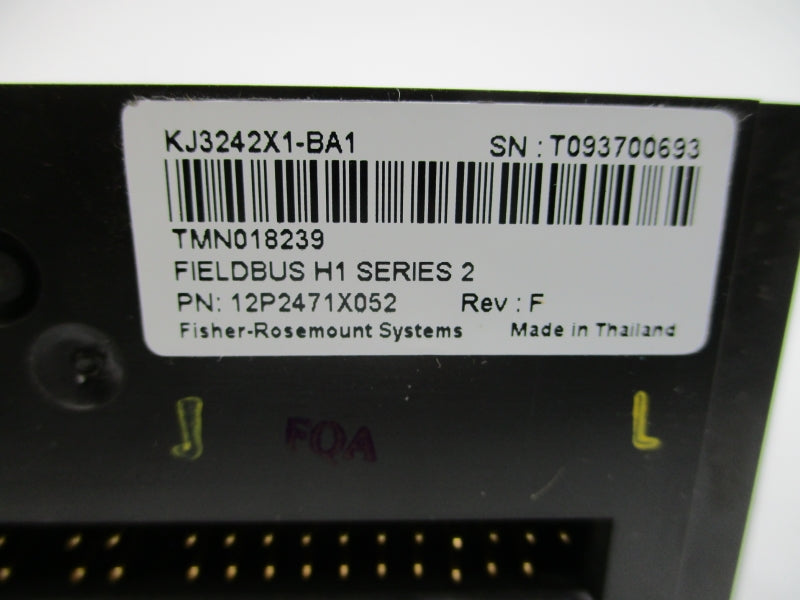 ROSEMOUNT 12P2471X052 KJ3242X1-BA1 9-32VDC NSNP